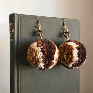 HANDMADE Pom Pom Earrings